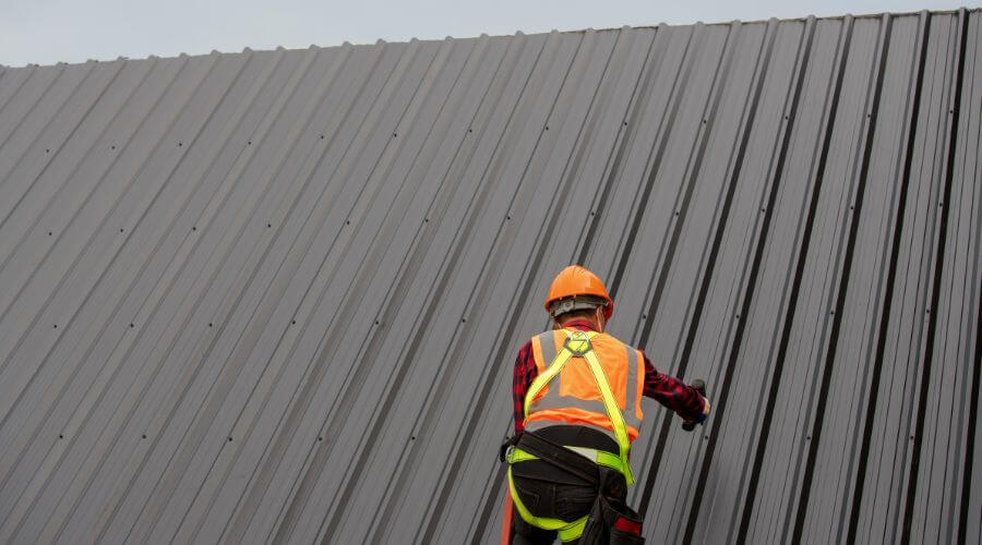 Professional metal roof installation services in Bascom, FL